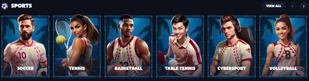 seven casino sports